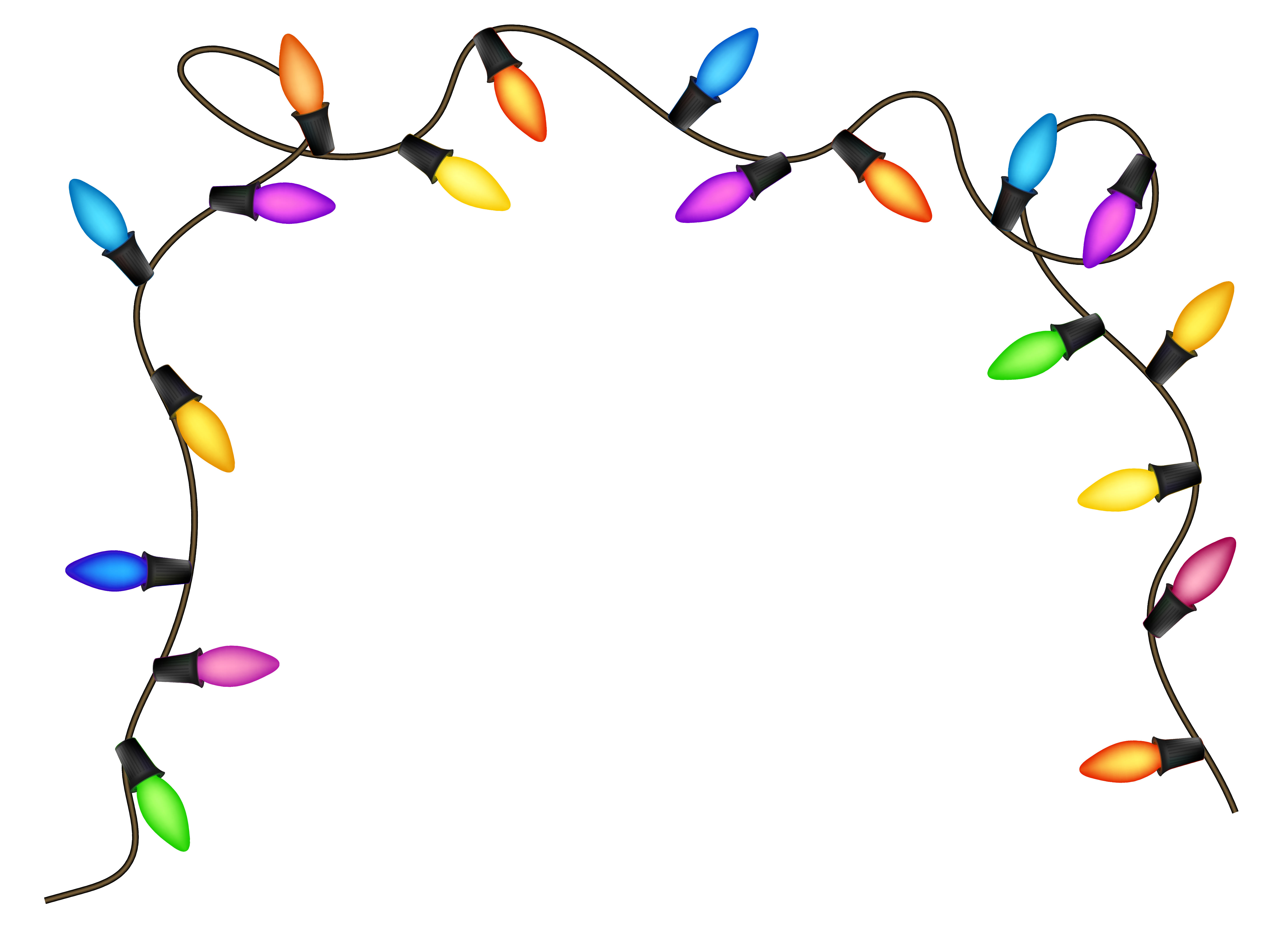Christmas Lights Image Free Download Png Clipart