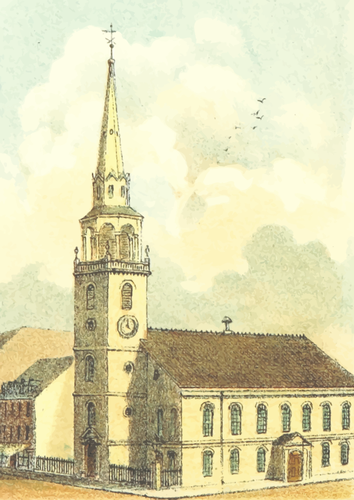 Old South Church Clipart