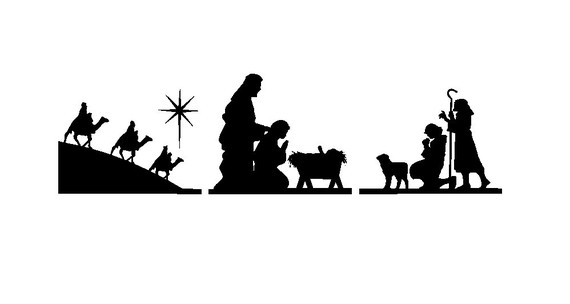 Nativity Silhouette Hd Photo Clipart
