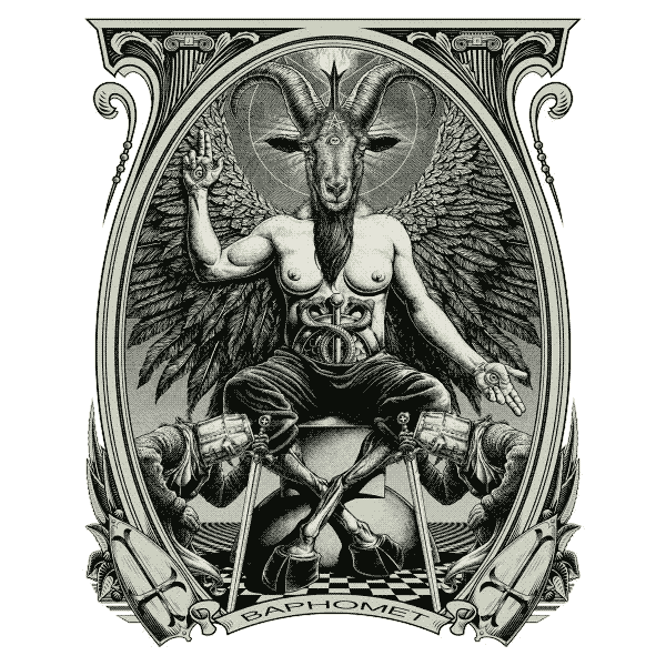 Templar Of Demon Sigil Satanism Satan Church Clipart