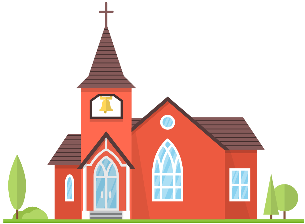 Christian Church PNG Image High Quality Clipart