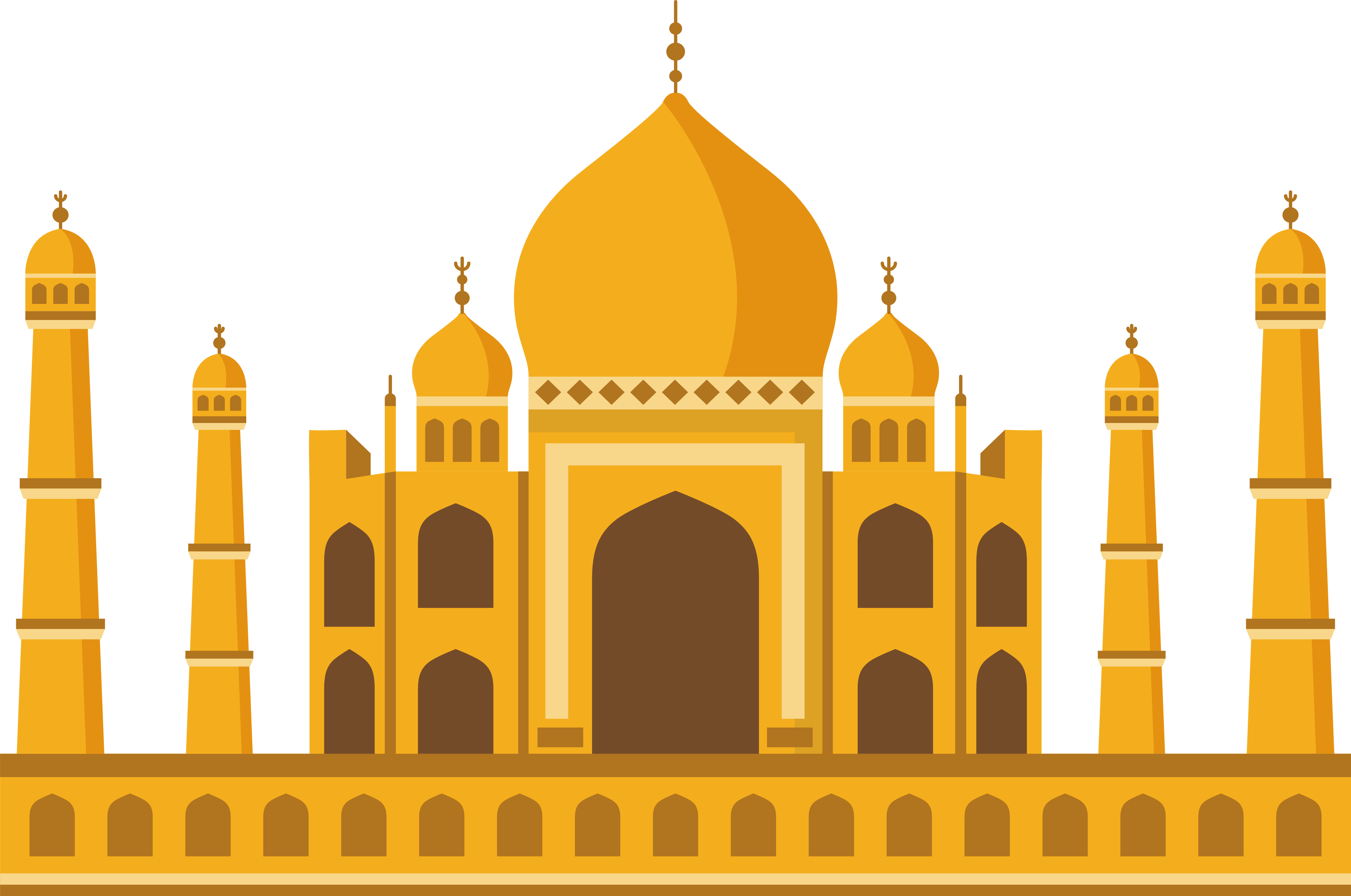 Download Islamic Islam Mosque Yellow Church Free Clipart HD Clipart PNG Fre...