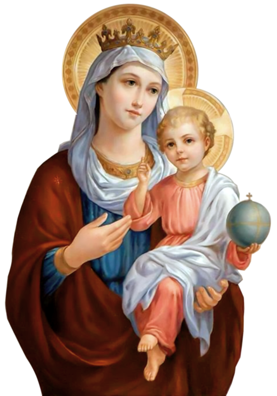 Catholic Child Veneration Of Church Jesus Queen Clipart