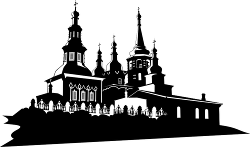 Orthodox Church In Irkutsk Clipart