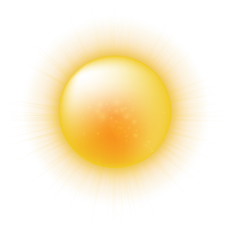 Summer Material Vector Sun Wallpaper Yellow Sphere Clipart