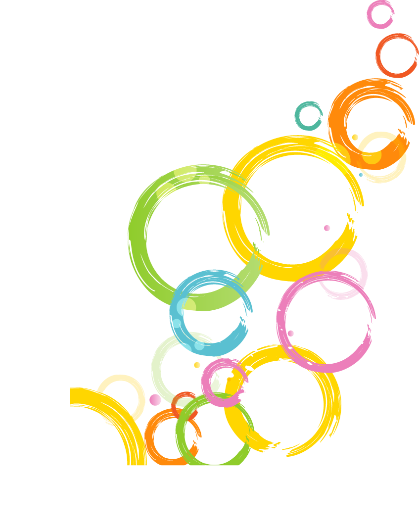 Abstract Circle Cartoon Colorful PNG Image High Quality Clipart