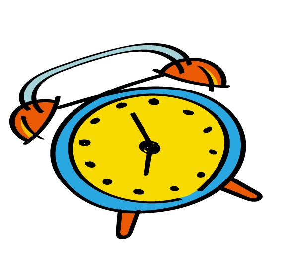 Alarm Cartoon Clock Free Frame Clipart
