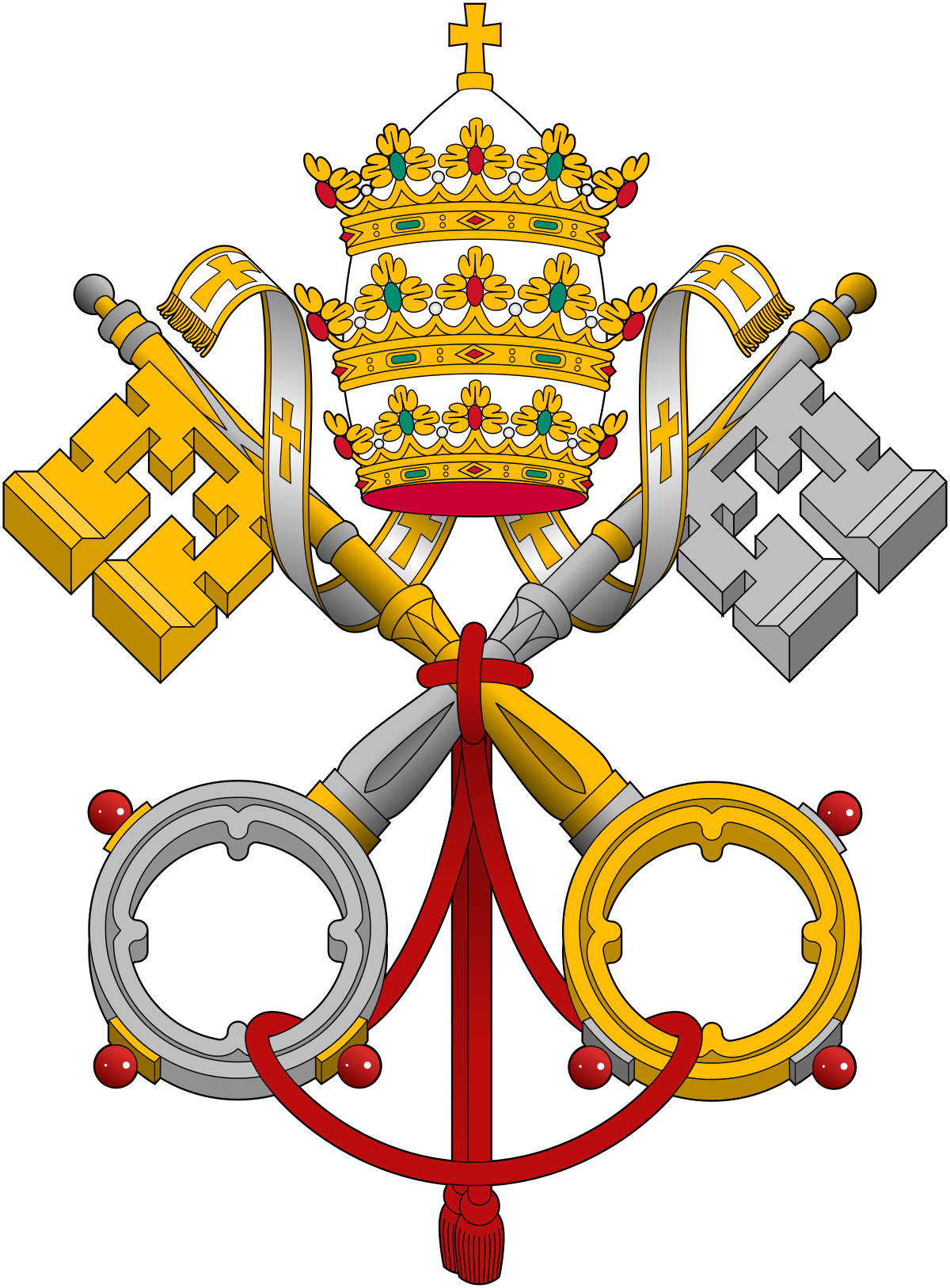 And City Coat Pope Holy Of Arms Clipart