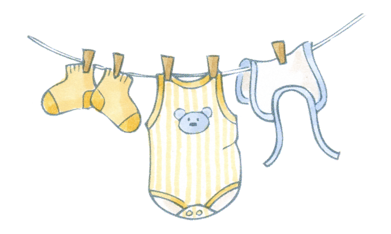 Baby Infant Clothes Clothing Hanging HD Image Free PNG Clipart