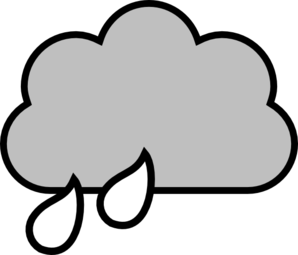 Rain Cloud Black And White Png Images Clipart