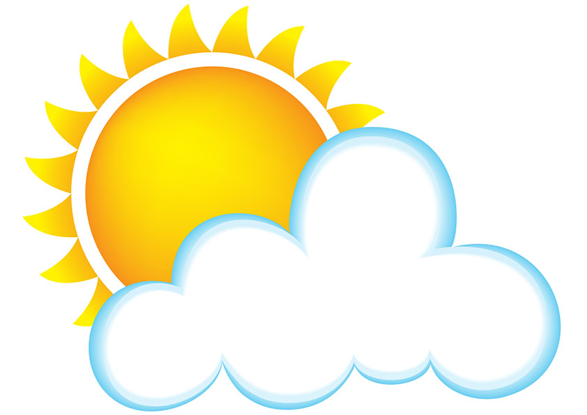 Sun And Clouds Png Image Clipart