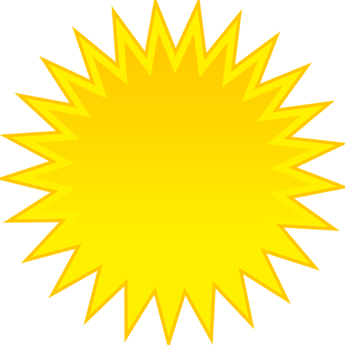 Colored Symbol For Sunny Sky Clipart