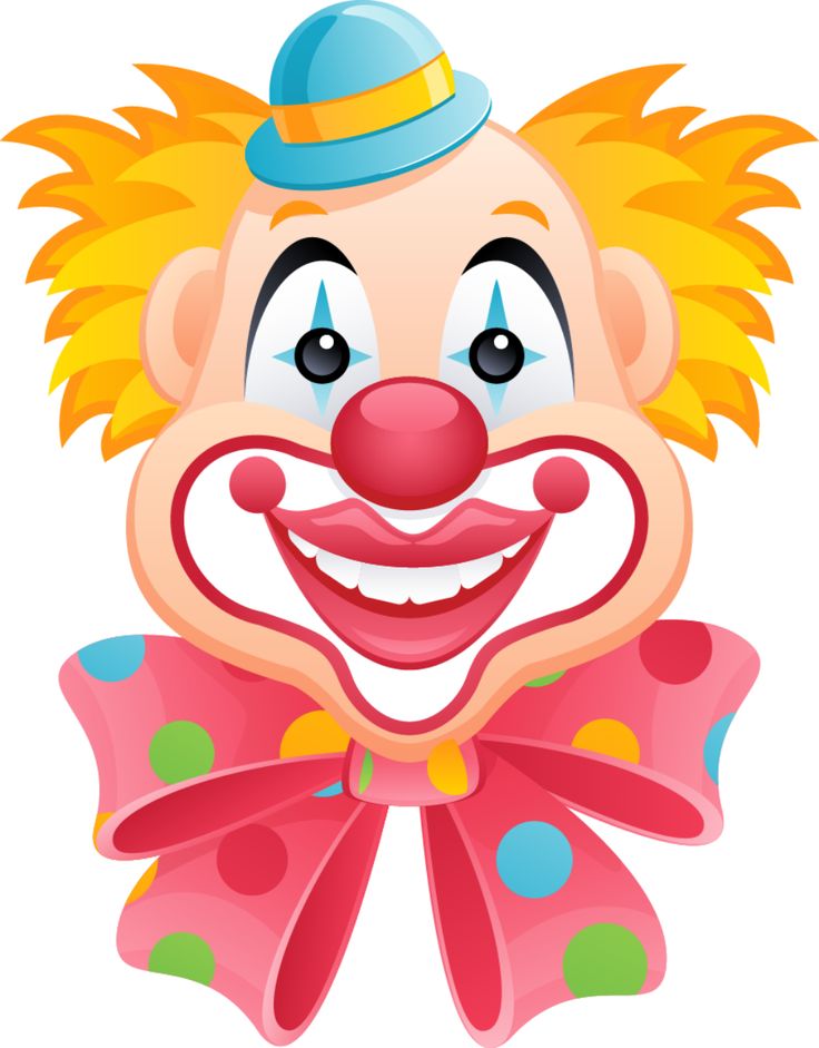 Clowns On Clown Cake Clown Faces And Clipart