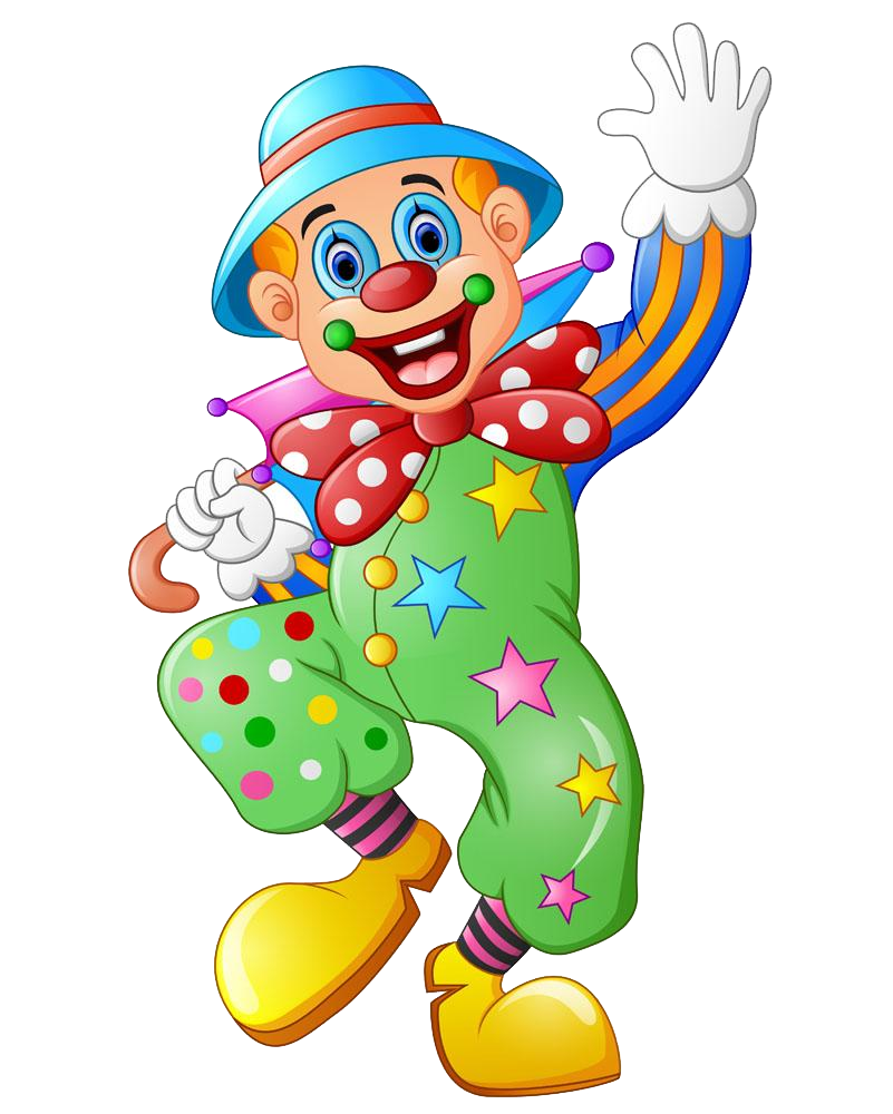 Performance Circus Cartoon Clown Download HQ PNG Clipart