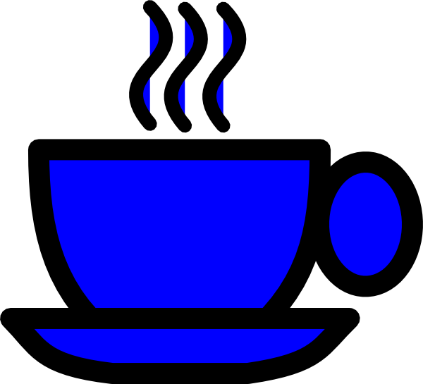 Blue Coffee Cup Hd Photo Clipart