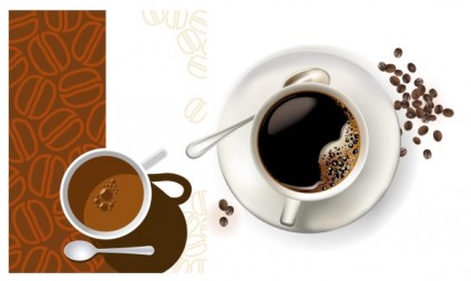 2 Coffee Cup Vector In Encapsulated Postscript Clipart
