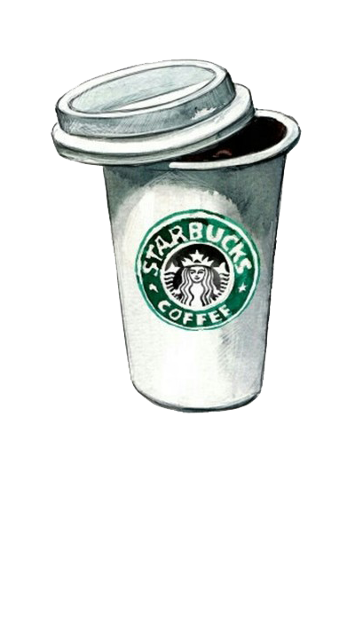 Coffee Cappuccino Cup Americano Espresso Starbucks Caffxe8 Clipart