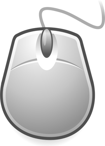 Of Egg Shaped Computer Mouse Clipart
