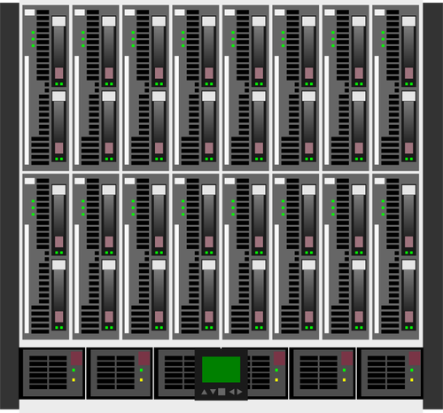 Hp C7000 Data Center Clipart