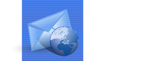 Blue Background Web E-Mail Computer Icon Clipart