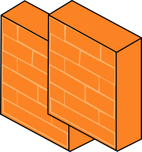 Firewall Pair For Computer Networks Clipart