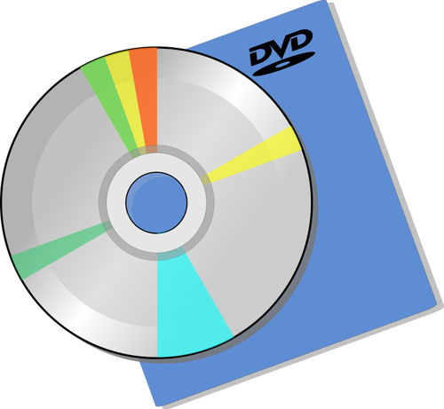 Dvd Disc Over A Sleeve Image Clipart