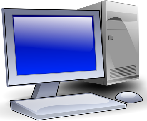 Old Style Computer Clipart
