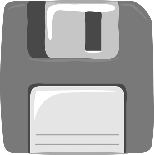 Gray Computer Diskette Clipart
