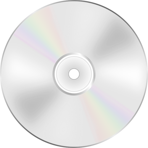 Illustration Of Dvd Disc Shiny Side Clipart