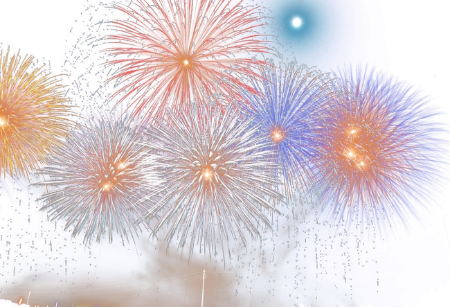 Purple Fireworks Computer Wallpaper PNG Free Photo Clipart