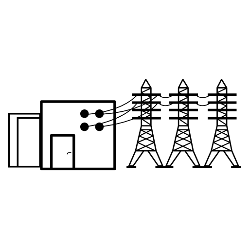 Power Icons Transmission High Computer Overhead Voltage Clipart