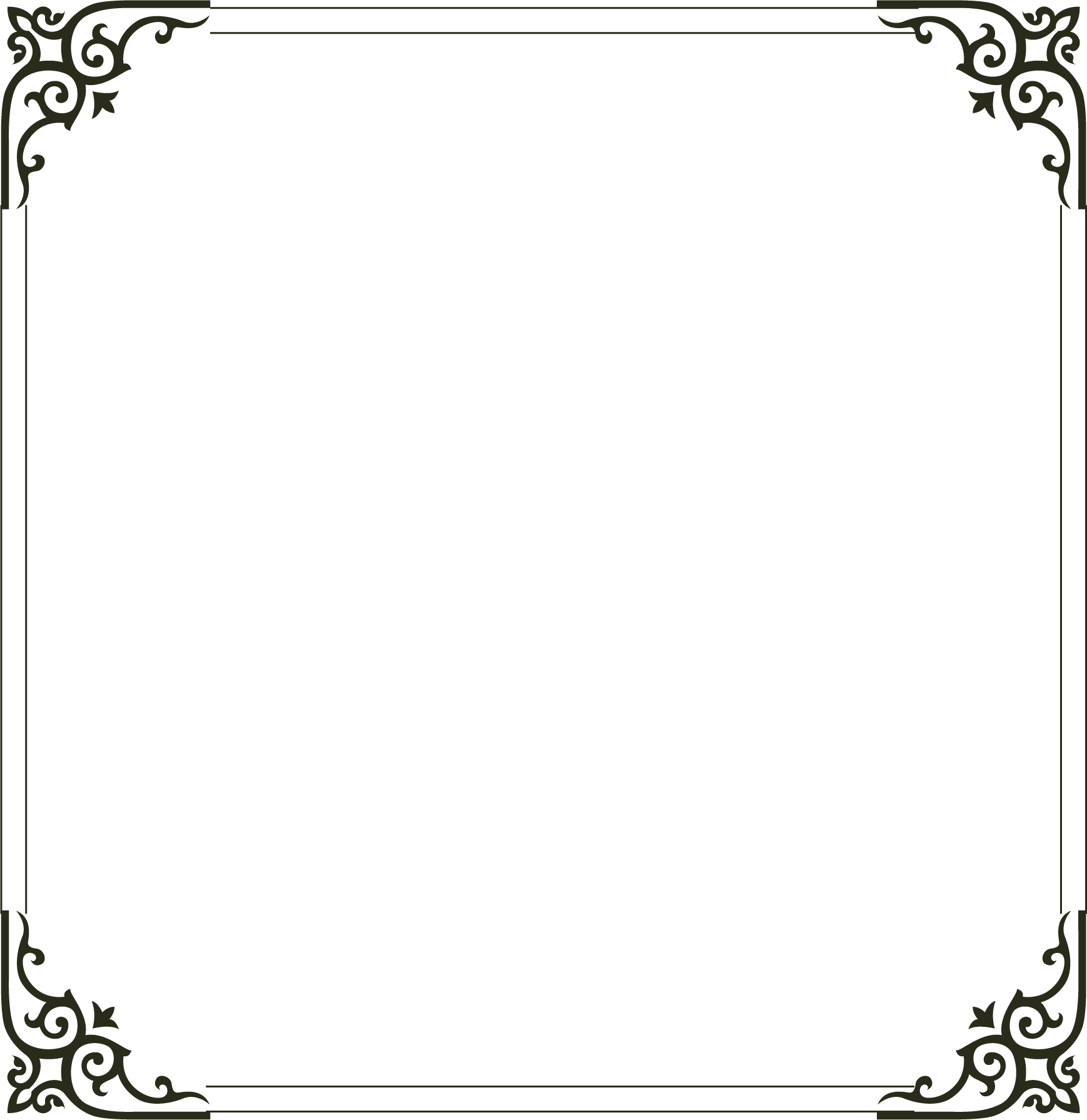 Picture Simple Frame Computer File Border Clipart