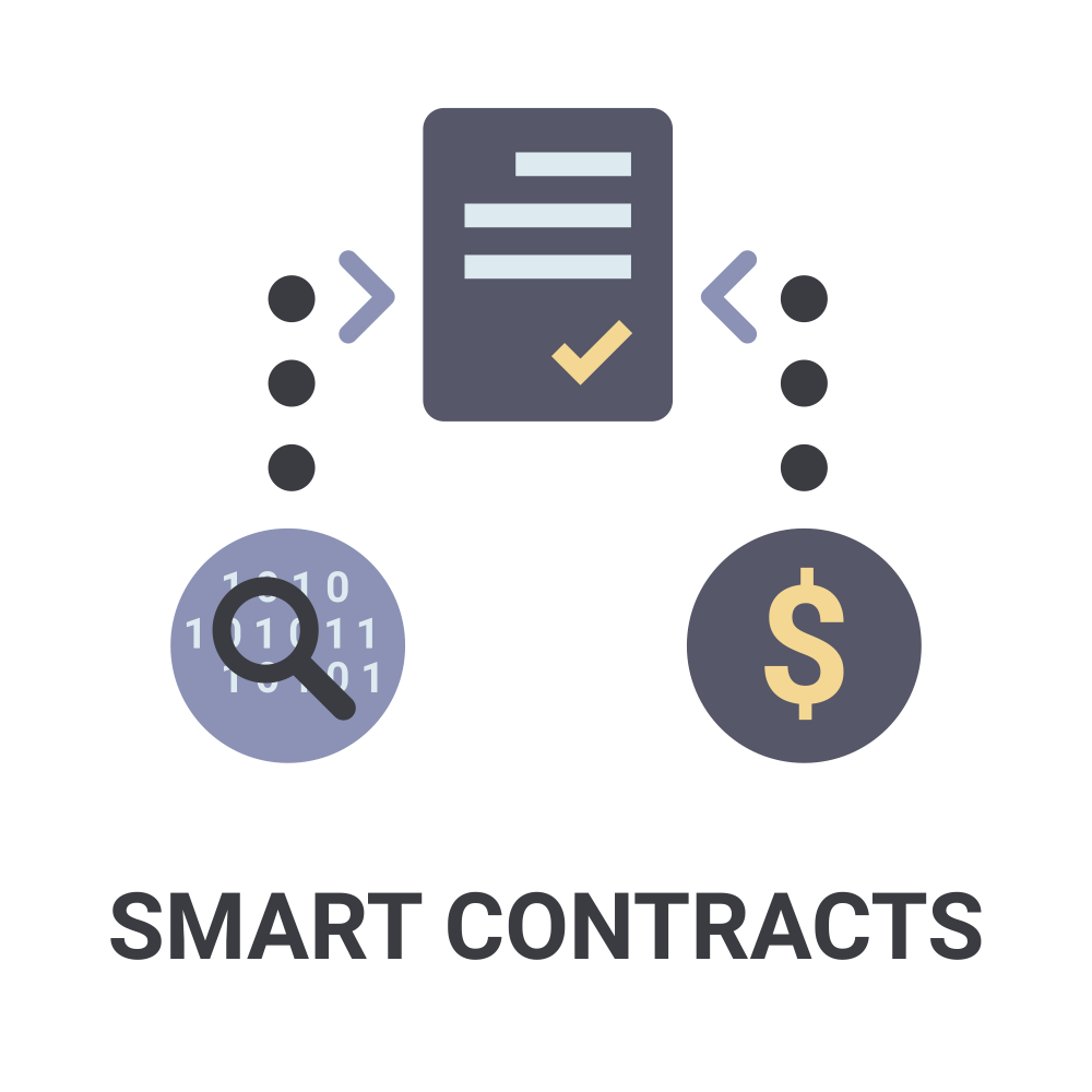 Flat Computer Icons Of Blockchain Contract Ethereum Clipart
