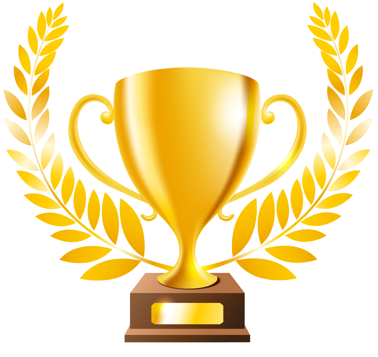 Trophy Golden Cup Icons Award Computer Clipart