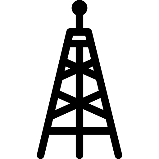 Blowout Icons High Computer Drilling Rig Voltage Clipart