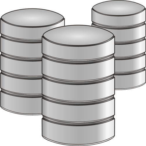 Three Point Database Clipart