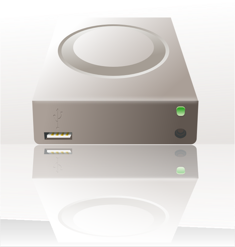 Of External Mass Storage Disk Clipart