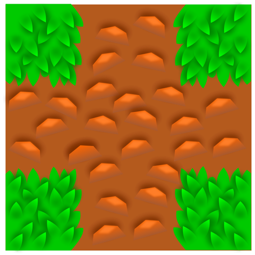 Grass Tile Pattern For Computer Game Clipart