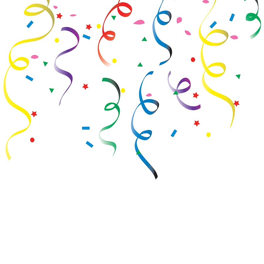 Streamers And Confetti Kid Png Image Clipart