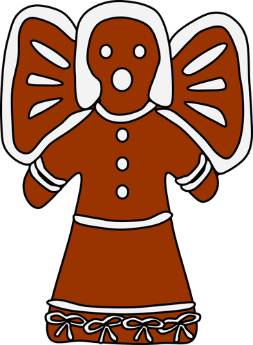 Gingerbread Angel Clipart