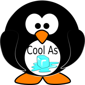 Cool As Ice Penquin At Vector Clipart