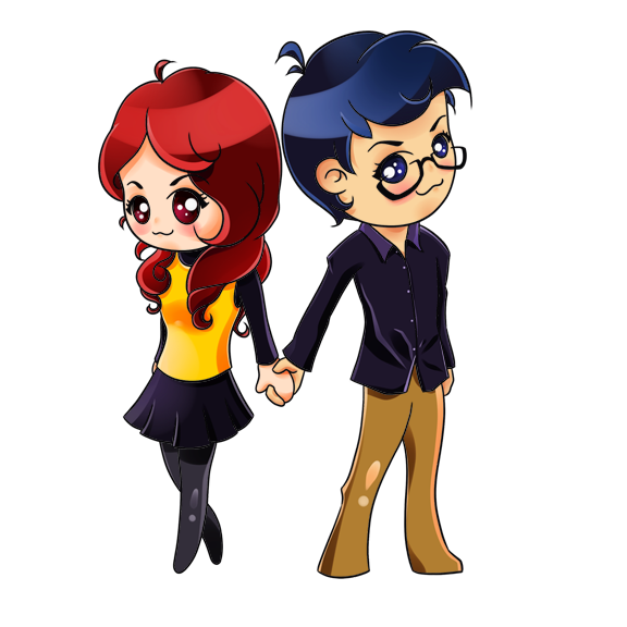Illustrator Couple Adobe Cartoon Download HD PNG Clipart