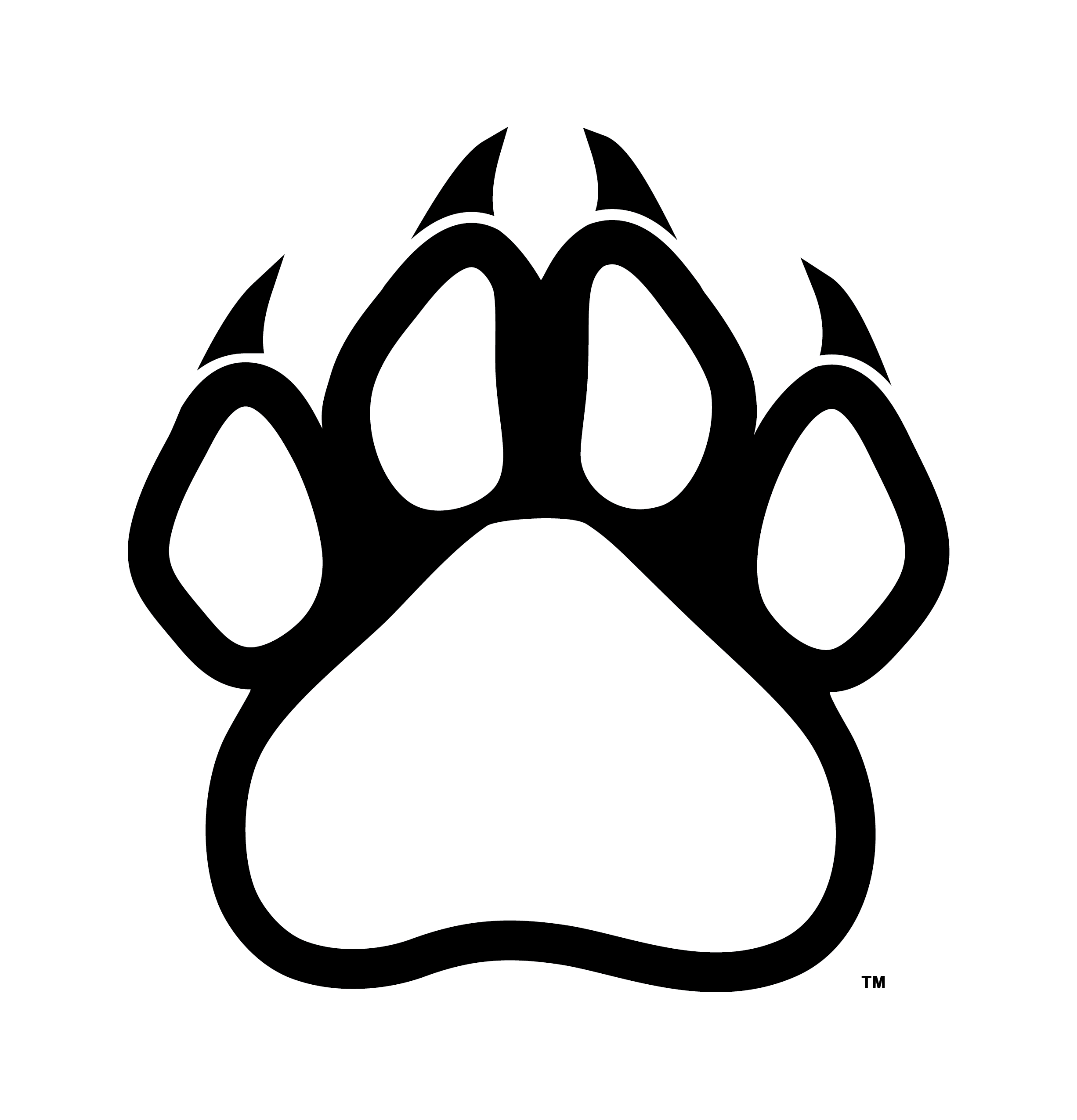 Cougar Paw Print Download On Hd Image Clipart