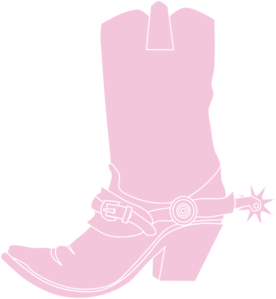 Pink Cowboy Boots Transparent Image Clipart