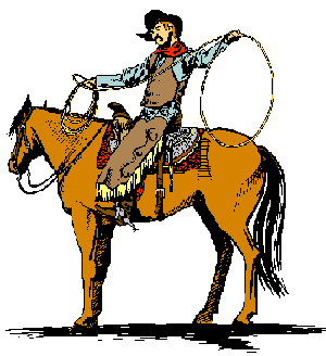 Cowboy Black And White Images Png Image Clipart