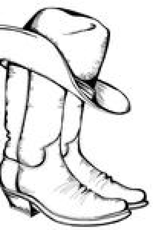 Cowboy Boots And Hat Oksyxle Footwearpedia Clipart