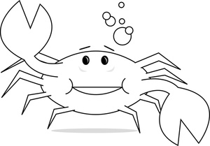 Top View Of A Crab Image Clipart