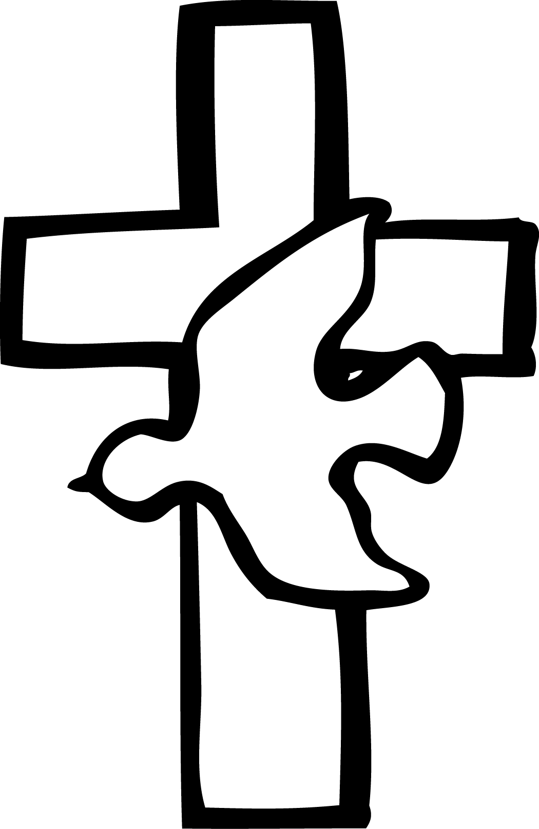 Cross Black And White Images Png Image Clipart