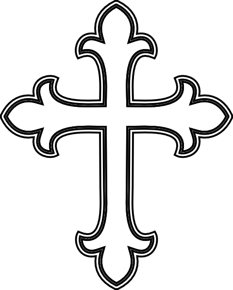 Celtic Vector Christian Cross Free Frame Clipart