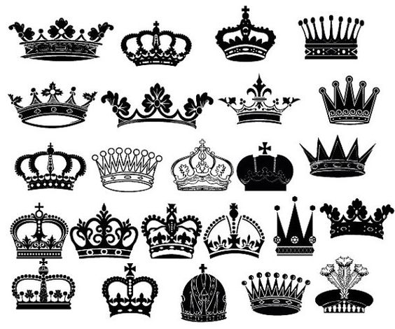 Clip Art Queen Crown And King Queen Clipart